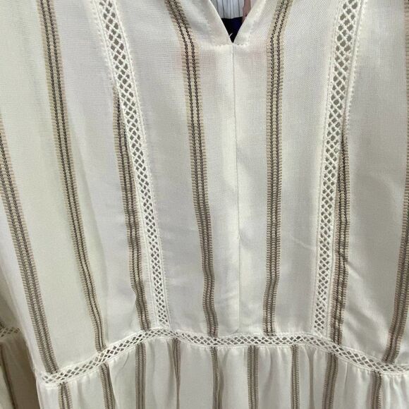 Fever Boho Striped Blouse Size XXL - Picture 3 of 5